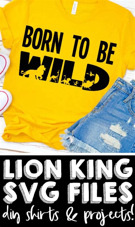 Lion king svg bundle – Artofit