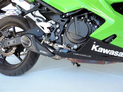 2018-on Kawasaki Z400 / Ninja 400 CS Racing Full Exhaust | Muffler + H ...