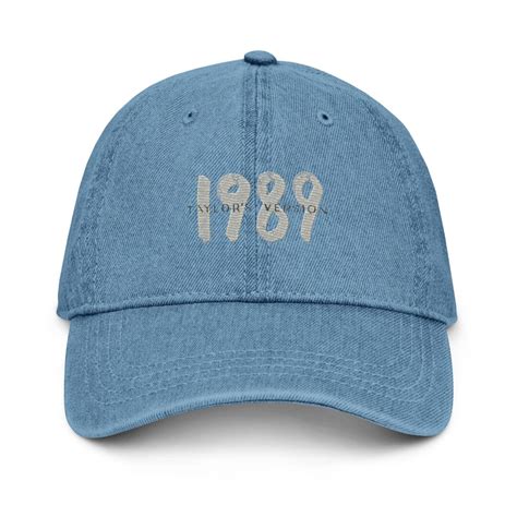 Denim Hat Taylor Swift Gift for Switie Denim Hat for Gift Taylor Swift 1989 Denim Hat Taylors ...