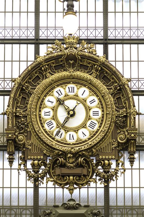 Musee d'Orsay Gilded Clock, Print — Parisian Moments | Musée d'orsay, Clock, Orsay clock