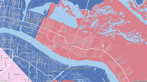 Chalmette, LA Political Map – Democrat & Republican Areas in Chalmette ...