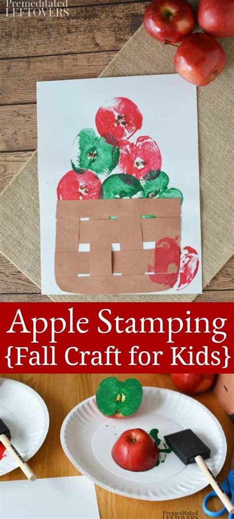 Apple Stamping Craft for Kids - A Fun Fall Activity for Kids