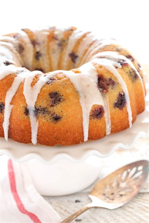 Lemon Blueberry Bundt Cake - Live Well Bake Often