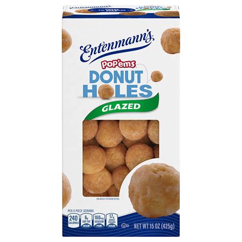 Entenmann's Pop'ems Glazed Donut Holes - Shop Snack Cakes at H-E-B