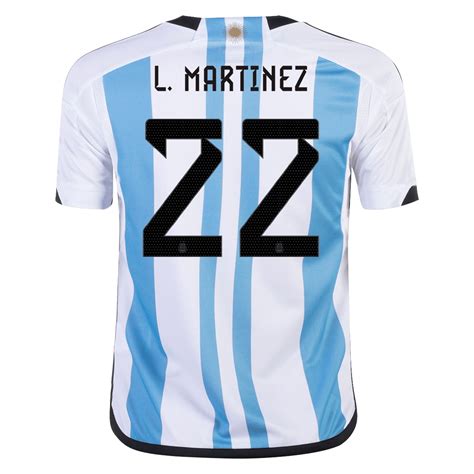 Kid's Replica adidas L. Martinez Argentina Home Jersey 2022 | SOCCER.COM | Jersey, Team jersey ...