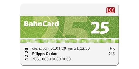 BahnCard 25 (2. Klasse) für 33€ pro Jahr [nur im Oktober]