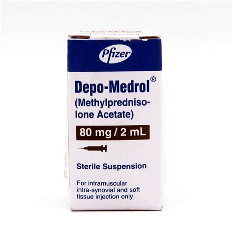 Depo Medrol 80mg Injection – (Methylprednisolone Acetate) – Musani ...