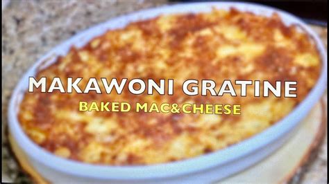 "MAKAWONI GRATINE" (Best Haitian Baked Mac and Cheese) | Baked mac, Baked mac and cheese recipe ...