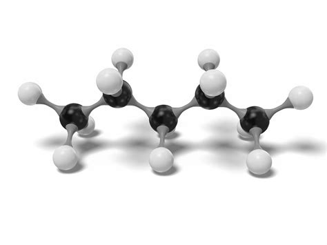 Pentane molecule c5h12 modeled model - TurboSquid 1540524