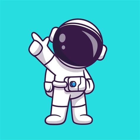 Cute Astronaut Dance Cartoon Vector Icon Illustration. Technology ...