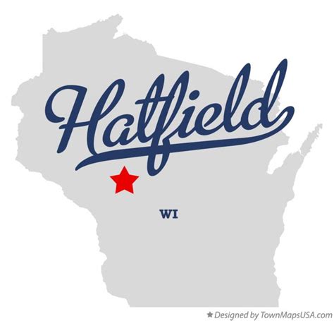 Map of Hatfield, WI, Wisconsin