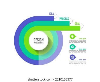 Process Diagram Infographic Business Background Template Stock Vector ...