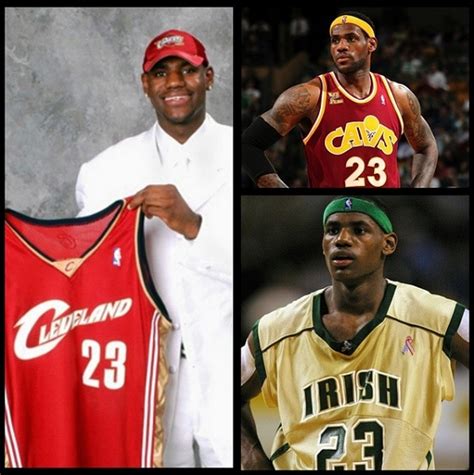 LeBron James chooses to wear jersey number 23 with Cavaliers