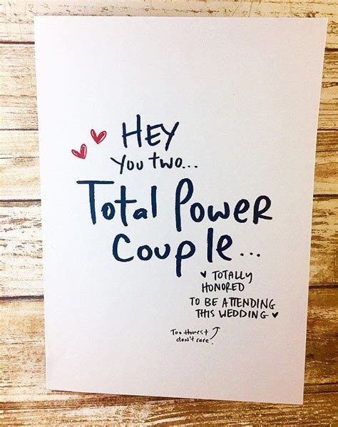 Congrats on Tying the Knot! Unique Power Couple Wedding Card