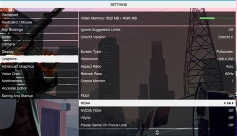 Best Settings For GTA V for Max FPS