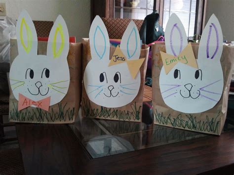 How To Make A Paper Bag Easter Basket