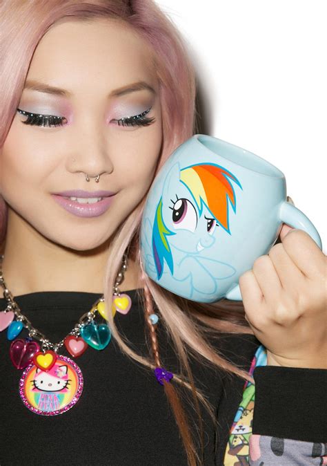 Rainbow Dash Oval Ceramic Mug | Dolls Kill