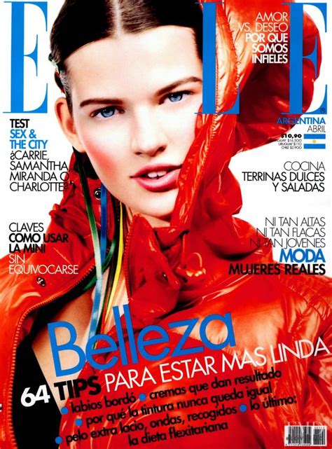 Bette Franke, Elle Magazine [Argentina] (April 2010) Elle Magazine, Fashion Magazine, Magazine ...