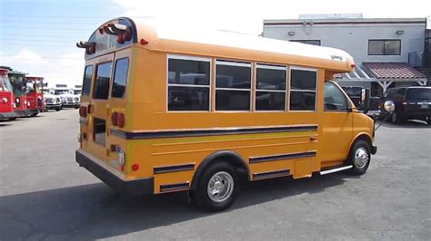 Used Baby School Bus - 2002 Chevy Bus For 21 Children Or 13 Adults With ...