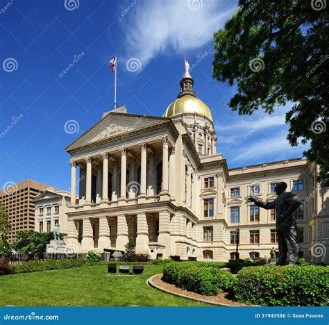 Georgia State-capitol stock foto. Image of atlanta, historisch - 31943586