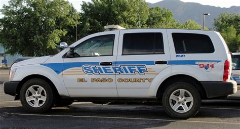 El Paso County (CO) Sheriff # 2627 Dodge Durango | Dodge durango ...