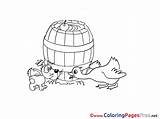 Barrel Colouring Page Printable Free sketch template