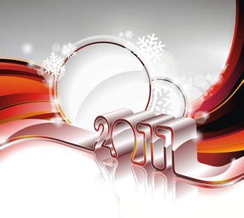 All Vector Design: 2011 New Year Greeting Card and Post Card Design Vector Element