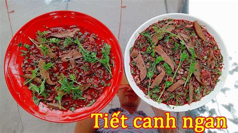 Cách làm tiết canh ngan vịt ngon nhất 100% thành công | Tuấn Nguyễn ...