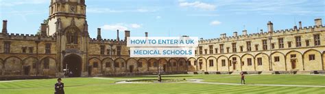 How to Enter a UK Medical Schools