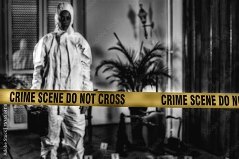 Forensics. Collecting Clues from the Crime Scene Stock Photo | Adobe Stock