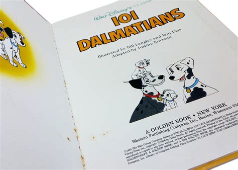 Walt Disney's 101 Dalmatians Classic Storybook Hardcover - Etsy