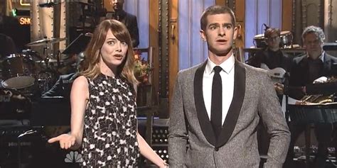 Emma Stone Makes Cameo In Andrew Garfield 'SNL' Monologue - Business Insider