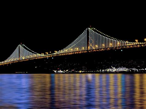 Bay Bridge Lights Photograph by Terry Walsh - Fine Art America