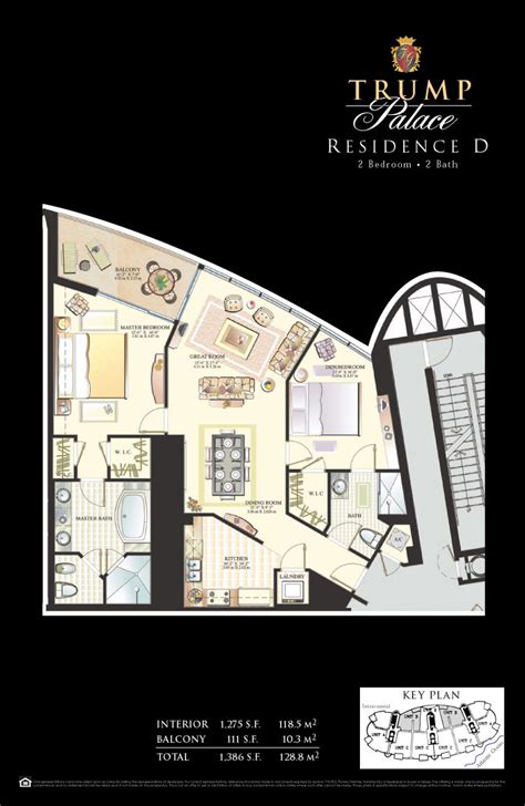 floor plans - Trump Palace Sunny Isles Condos For Sale