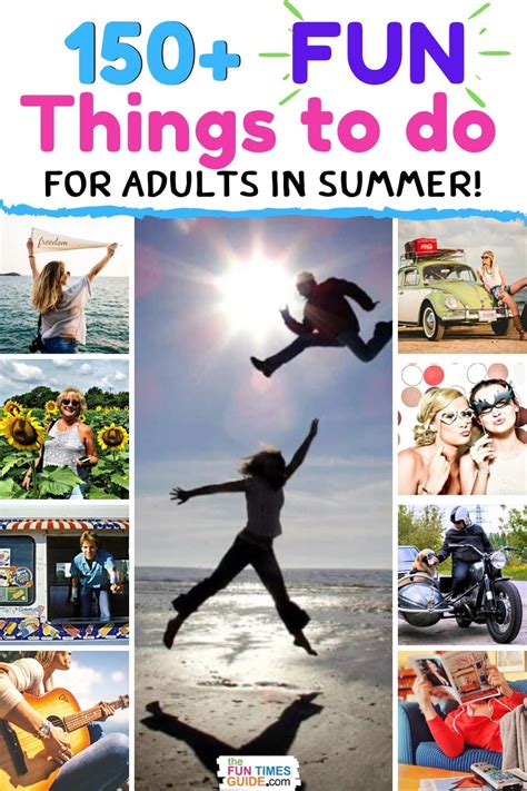 Summer Bucket List: 150+ Fun (Crazy) Things To Do In The Summer For Adults | Fun summer ...