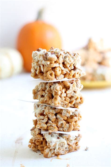 Pumpkin Spice White Chocolate Cereal Bars - Gluten Free | Recipe ...