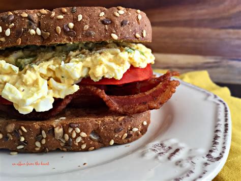 BEST {Bacon, Egg Salad & Tomato} SANDWICH - An Affair from the Heart