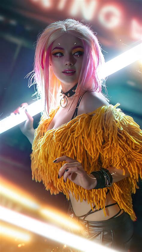 1440x2560 The Cyberpunk Girl Cosplay 4k Samsung Galaxy S6,S7 ,Google Pixel XL ,Nexus 6,6P ,LG G5 ...