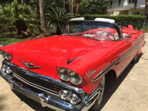 58 Chevy Impala Convertible with Continental Kit for sale - Chevrolet Impala 1958 for sale in ...