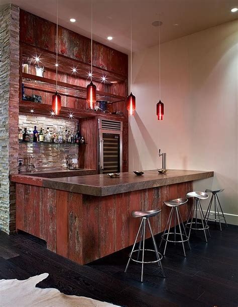 bar rustico | Bar em casa, Decoração de bar, Casas