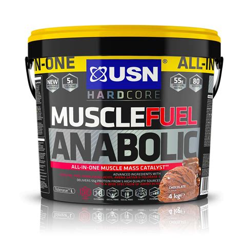 USN Muscle Fuel Anabolic Lean Muscle Gain Shake Powder - Vanilla, 4 kg: Amazon.co.uk: Health ...