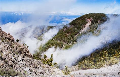 Volcano Teide and Lava Scenery in Teide National Park, Rocky Volcanic Landscape of the Caldera ...