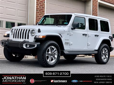 2021 White Jeep Wrangler Sahara