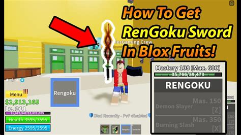 How to get rengoku v2 in blox fruits