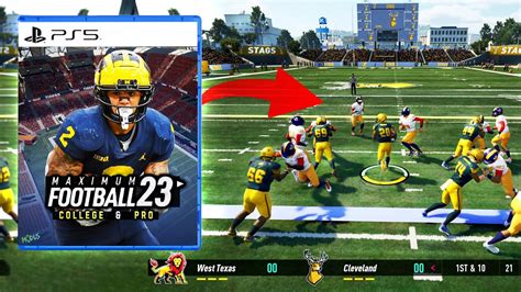 New College Football Game coming out & it's NOT EA Sports! Maximum ...