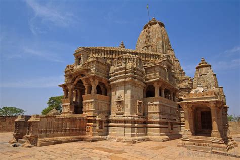 Chittorgarh Fort, Chittorgarh, India - A beautifully carved temple ...