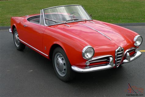 1960 ALFA ROMEO GIULIETTA SPIDER - FULLY RESTORED