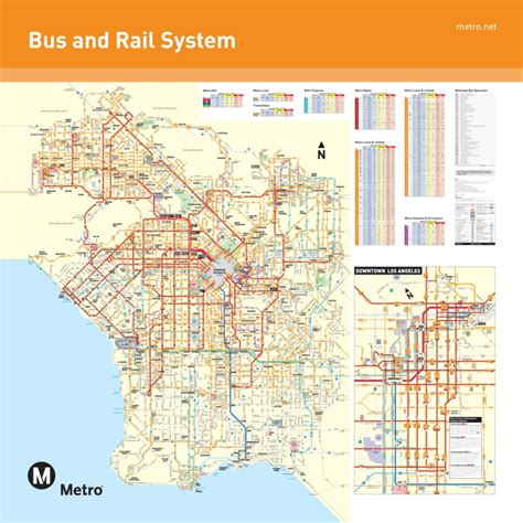 Transit Maps: Official Map: Los Angeles Metro Bus and Rail Services