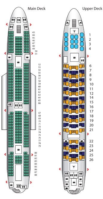 Emirates A380 Seat Map