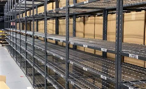 Used Rivet Shelving - 24"D x 48"W x 10'H